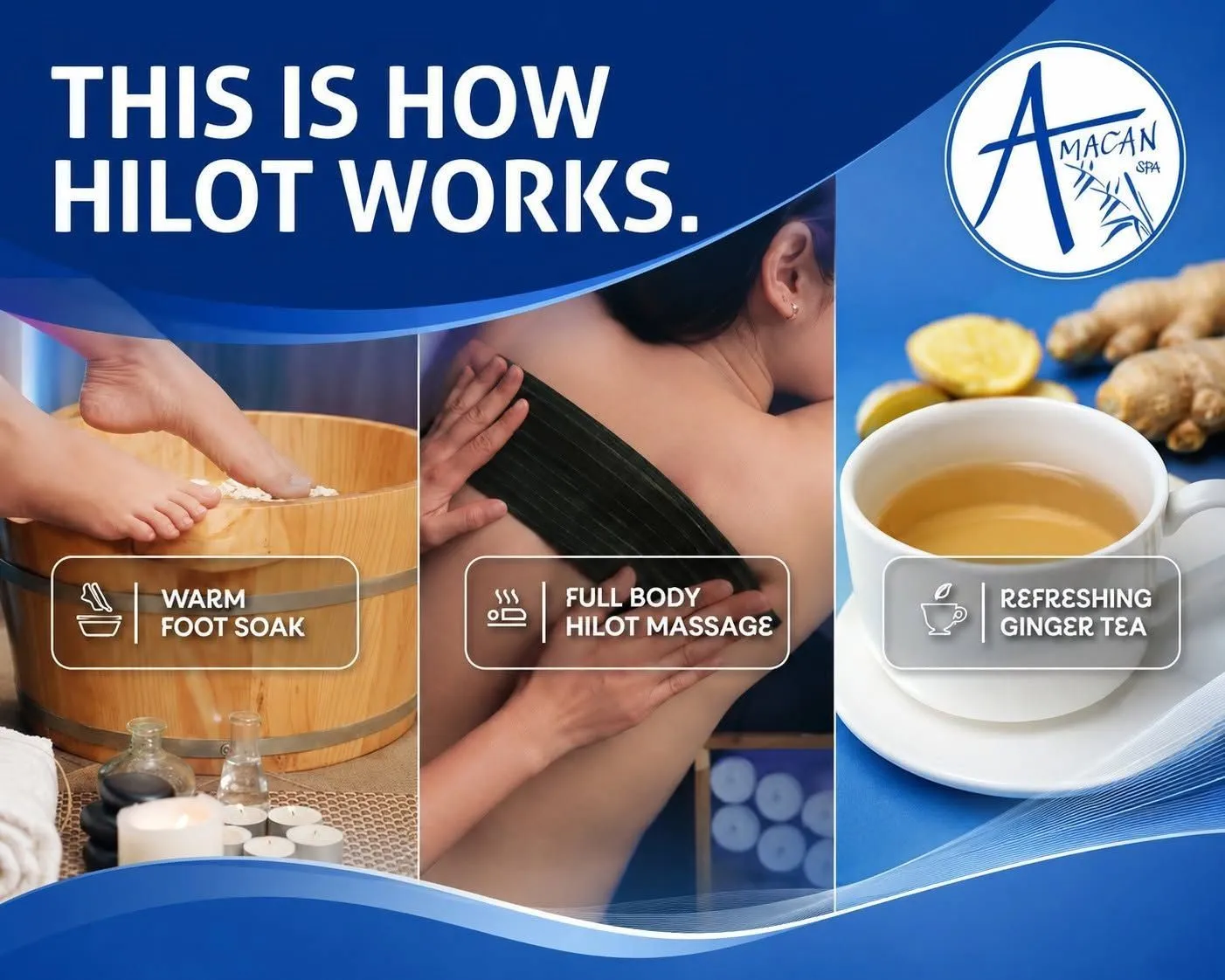 Amacan Spa Facebook post: This is how hilot works